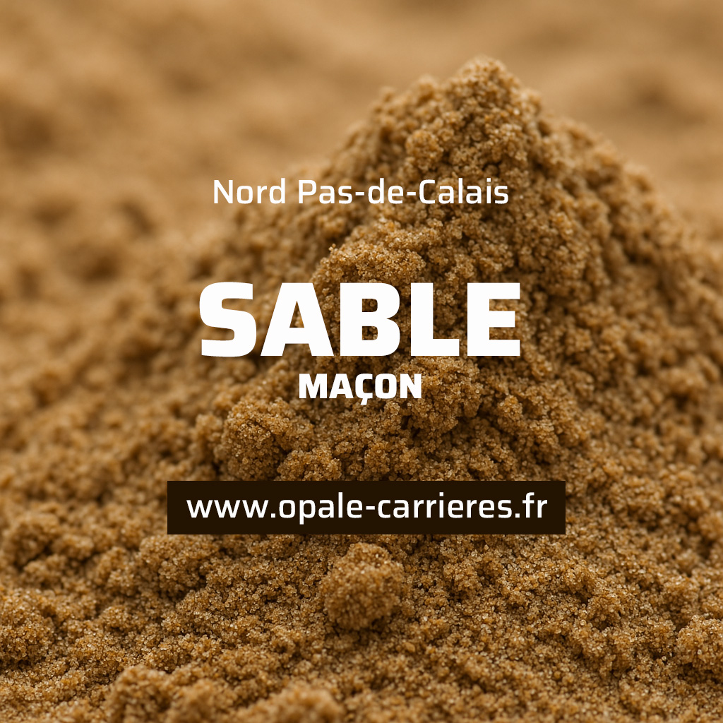 Sable maçon - côte d'opale